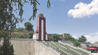 <p>　　　　將臺堡紅軍長征會師紀念園。</p>