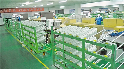     泰和氨綸助力寧東基地打造“中國氨綸谷”。本報記者 賈莉 攝